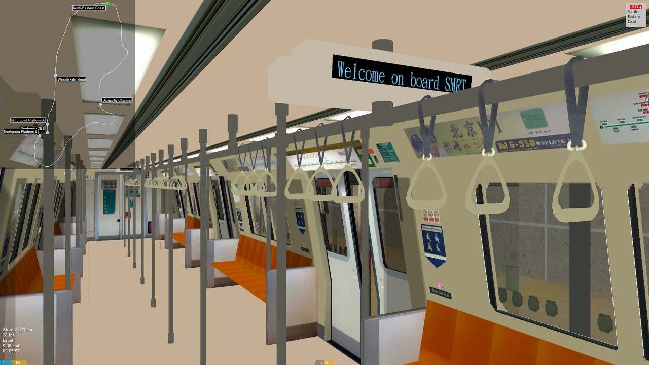 [openBVE] Full Journey on East Coastal Line with VFD-equipped C651