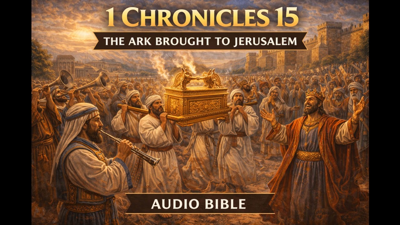 📖 1 Chronicles 15 (Audio Bible) | The Ark Brought to Jerusalem | Worship Done God’s Way