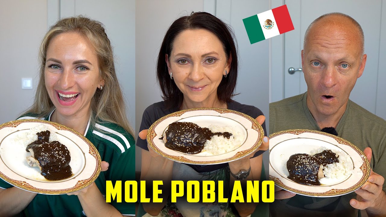 🇲🇽PADRES RUSOS PROBANDO MOLE MEXICANO POR PRIMERA VEZ | COCINAMOS COMIDA de MÉXICO en RUSIA