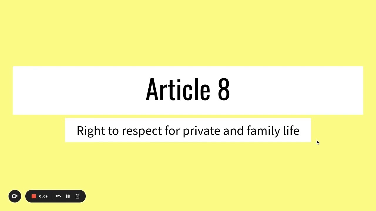 Article 8 ECHR