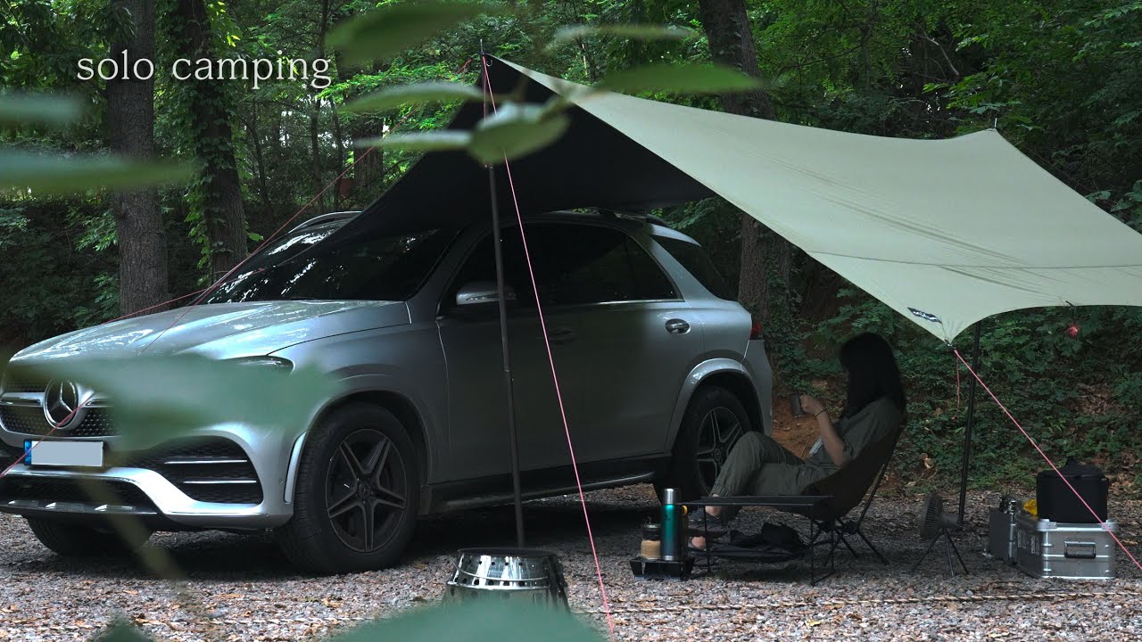 [4K] The Sound of Camping | 미니멀 차박캠핑  | solo camping | 솔로캠핑 | 숲속캠핑 | 캠핑의소리를담다 | 숲속ASMR
