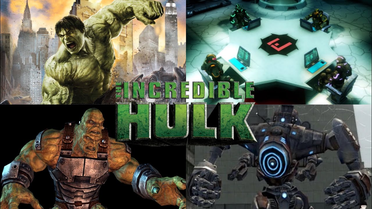 The Incredible HULK 2008 video game all enclave Boss Fights