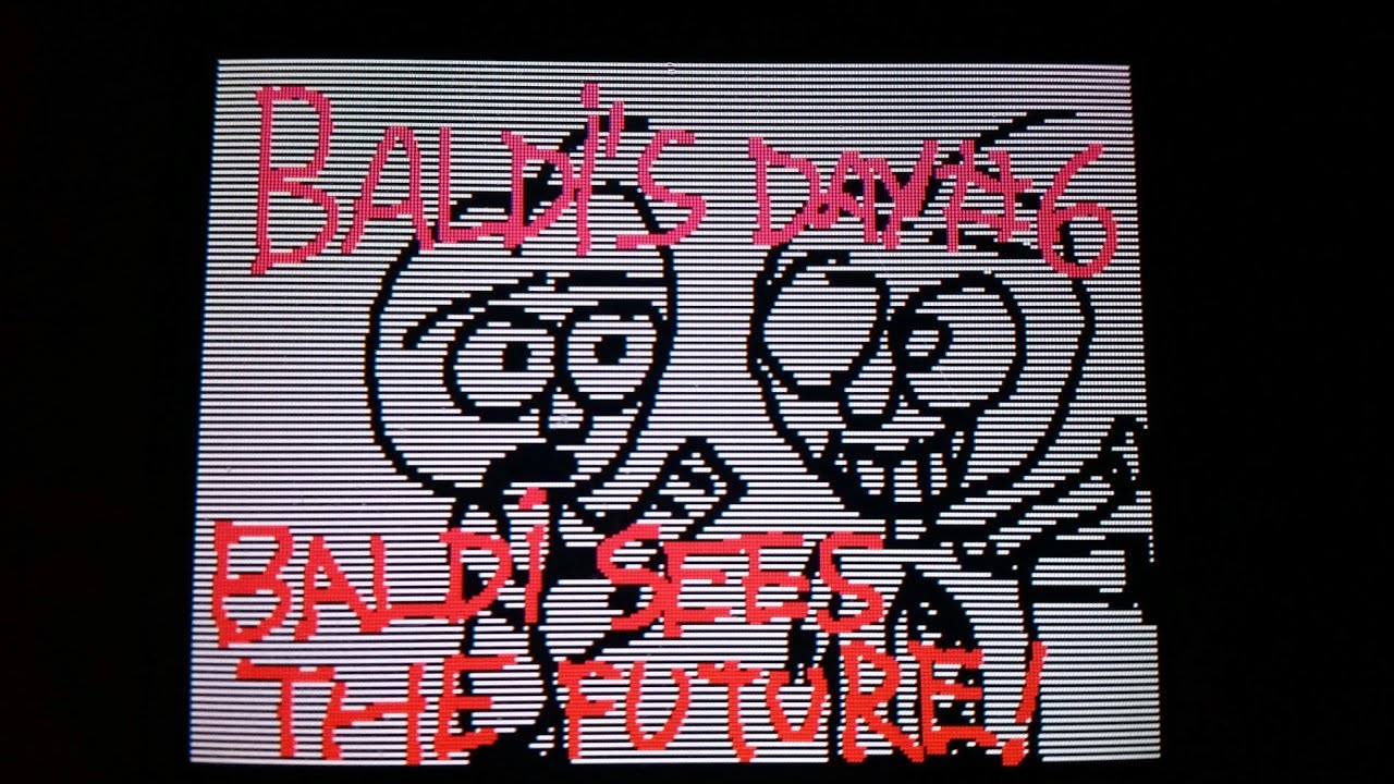 Baldi's day S01E6: Baldi sees the future!