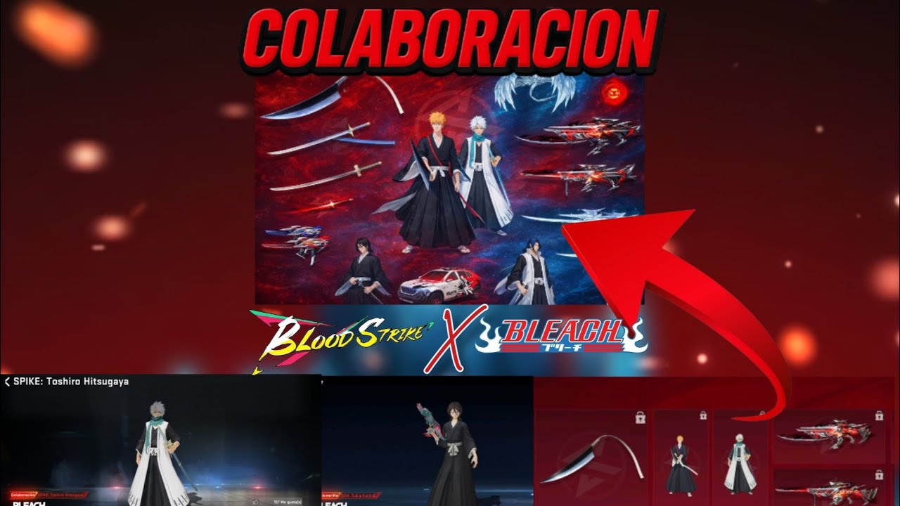 TODO EL CONTENIDO OFICIAL DE LA COLABORACIÓN  |  Blood Strike X Bleach 💜💀☠️