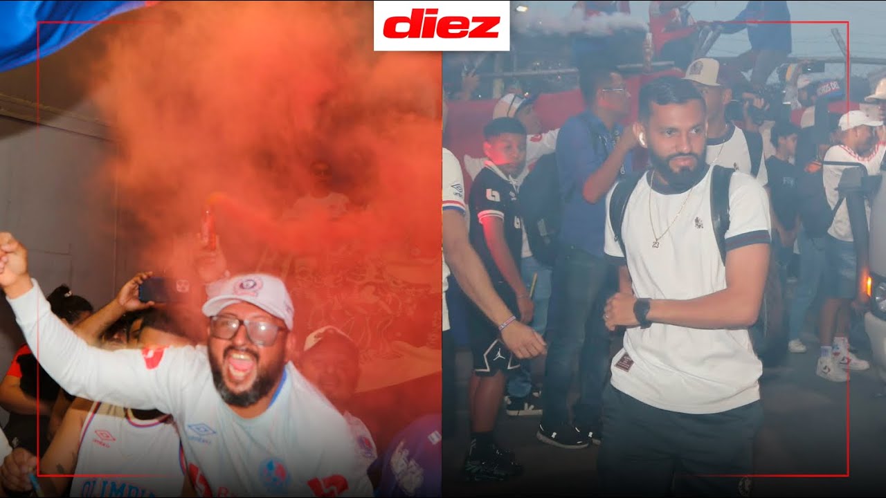 El impresionante recibimiento de la Ultra Fiel a Olimpia como bicampeón de Honduras