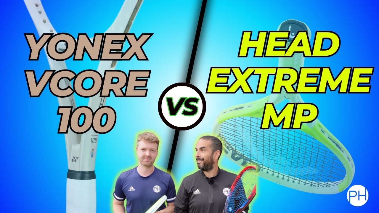 ОБЗОР: YONEX VCORE 100 v HEAD EXTREME MP | Обзор теннисной ракетки | Обзор тенниса | PH Tennis