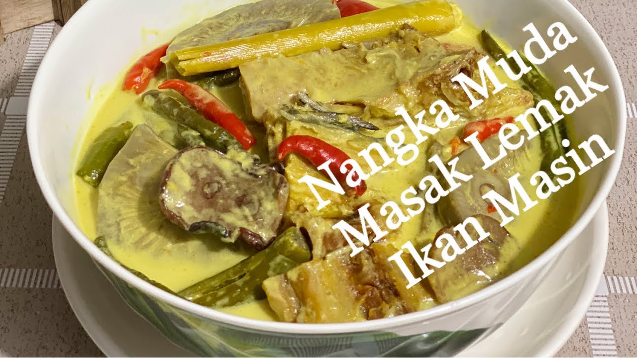 Nangka Muda Masak Lemak Ikan Masin yang sangat padu & terangkat sedap.