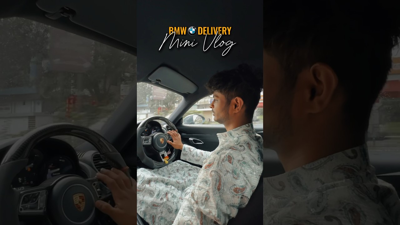 BMW Delivery Mini Vlog - #shortvideo #deliveryvlogs