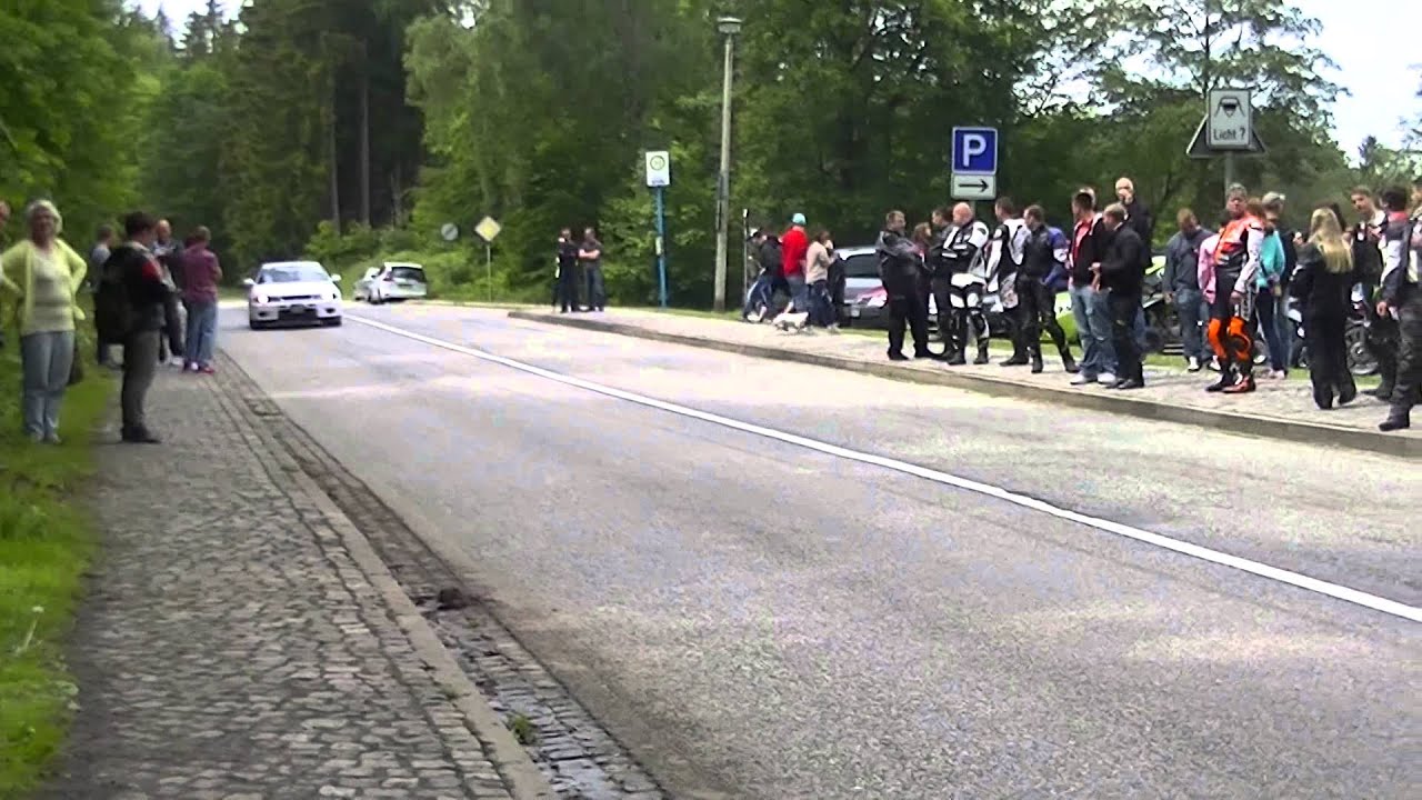 Motorrad Wahnsinn im Harz an der Rappbodetalsperre die Soundröhre