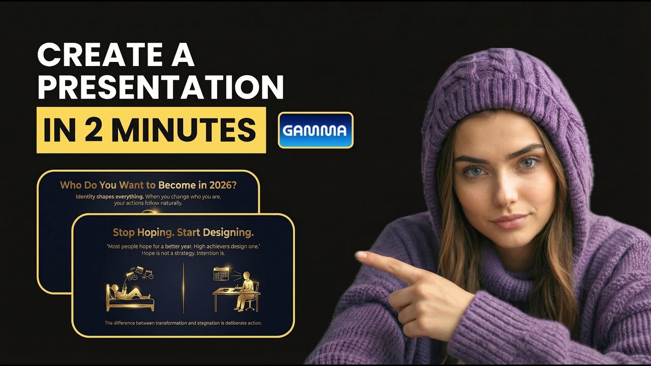 Я попросил ИИ создать презентацию за 2 минуты | Приложение GAMMA