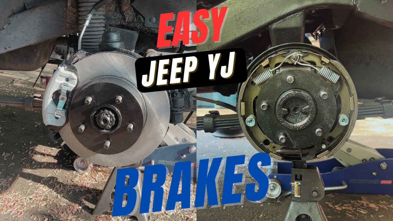 EASY Jeep YJ Full Brake Job: Discs, Drums, and Lines!