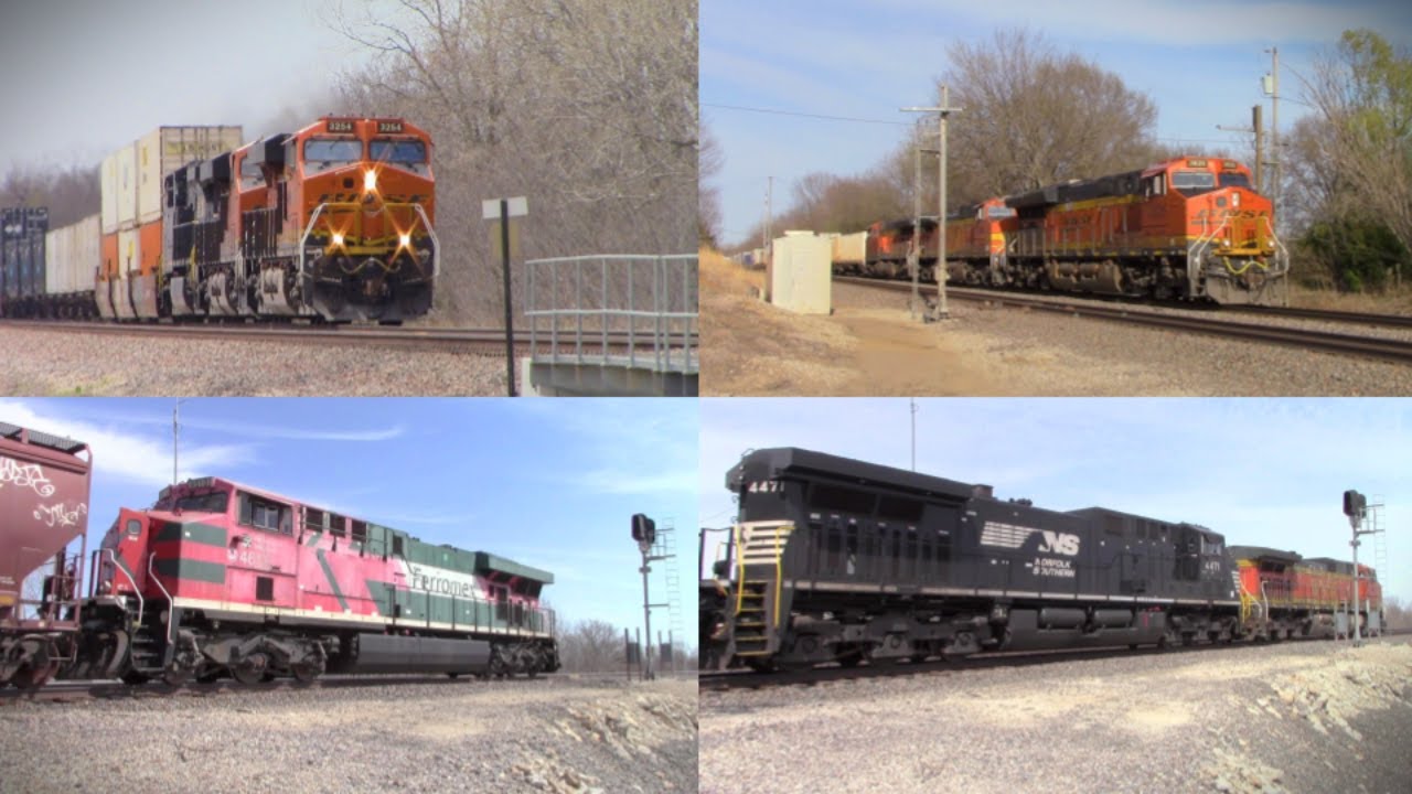 Railfanning the BNSF Emporia Sub "Southern Transcon" around Pomona, KS 4-16-22