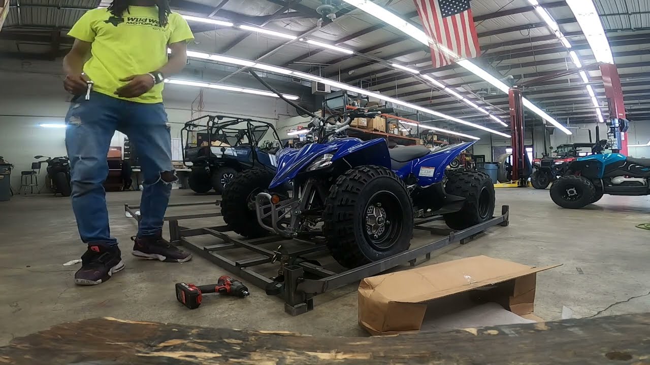 NEW YFZ-450 (2023)  Un-Creating and Time-Lapse Build