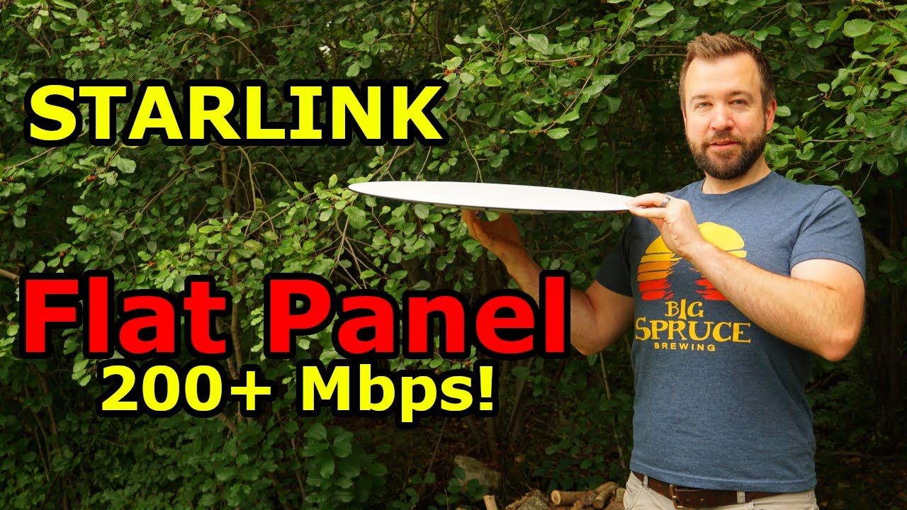Starlink FLAT PANEL Working - 210 Mbps!