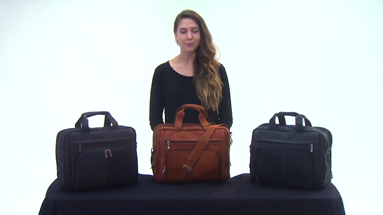 Kenneth Cole Reaction Out Of The Bag   Colombian Leather Expandable Computer Case   on eBags com