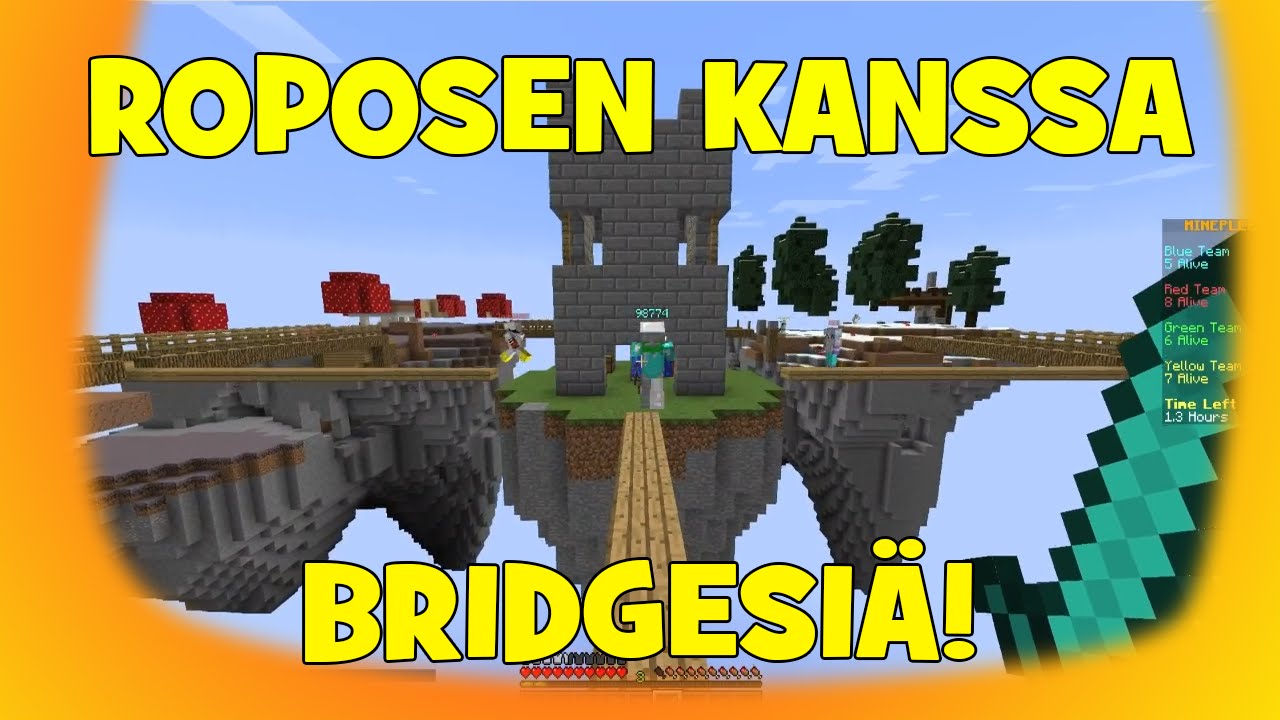 Minecraft: ROPOSEN KANSSA BRIDGESI&Auml;! (ollaa noobeja) :D