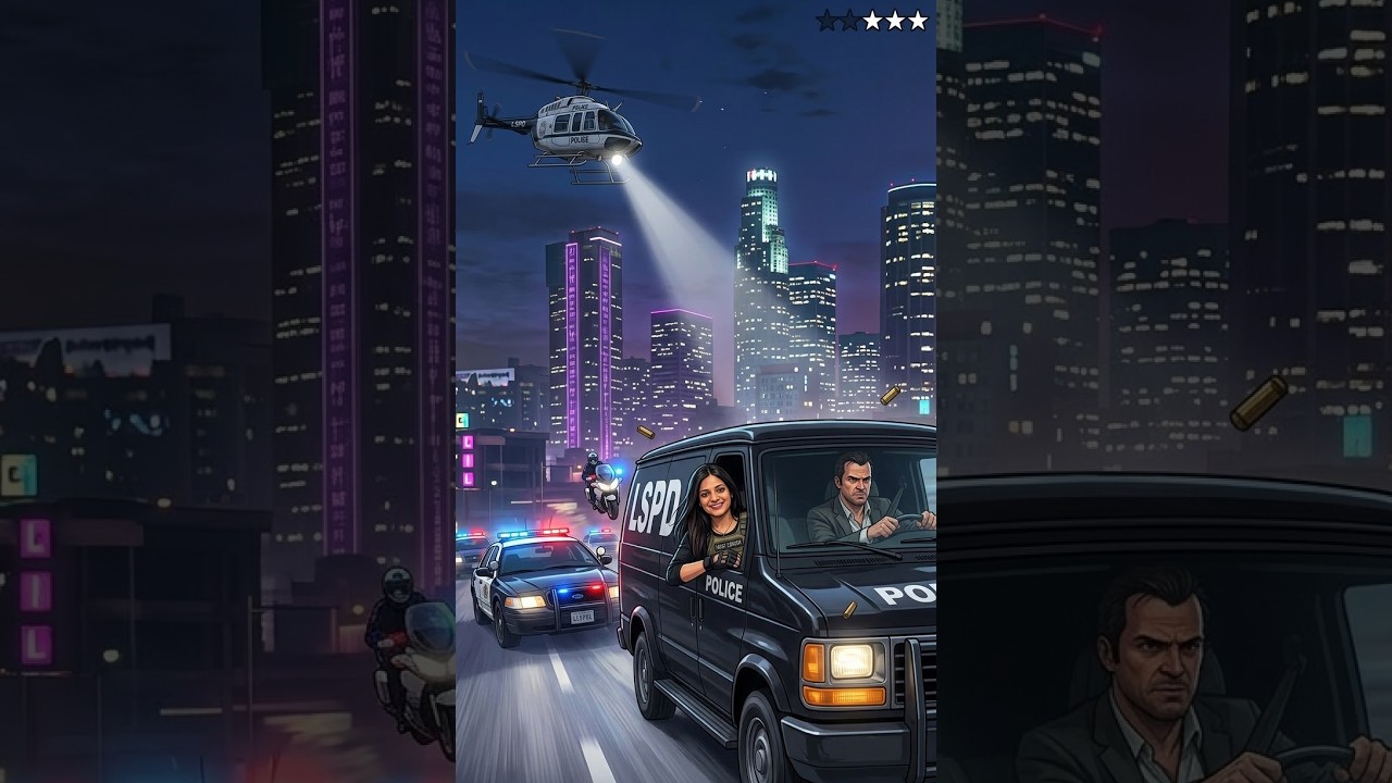 HEIST SETUP: Michael Takes on the LSPD 🚓💥#GTAV #MichaelDeSanta #LSPD #HeistSetup
