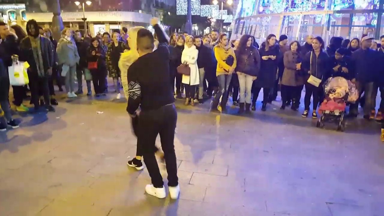 Madrid Timbera -  bailando bachata en Madrid Puerta del Sol 2017