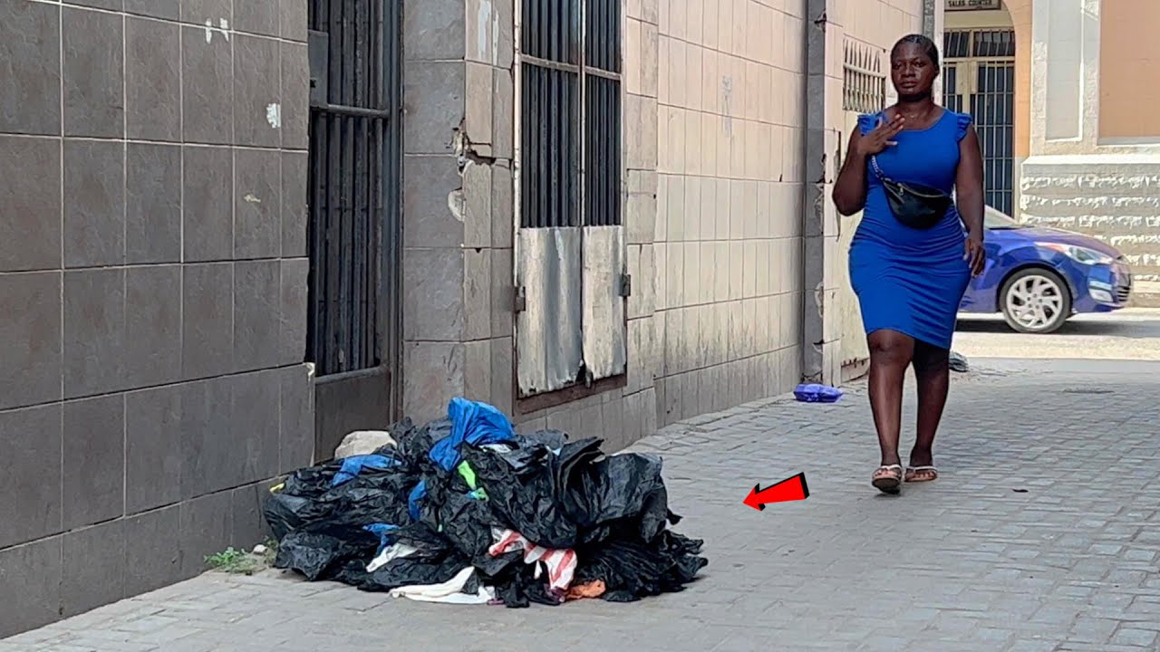 She Almost hit Trashman with her crossbody bag! Bushman Prank