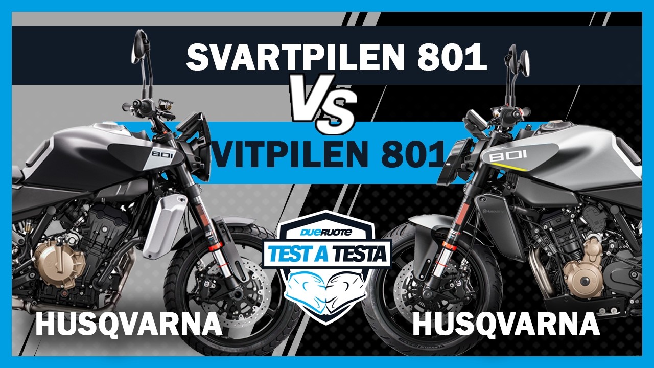 Husqvarna Svartpilen 801 VS Vitpilen 801: nude con charme - Dueruote Test a Testa #28