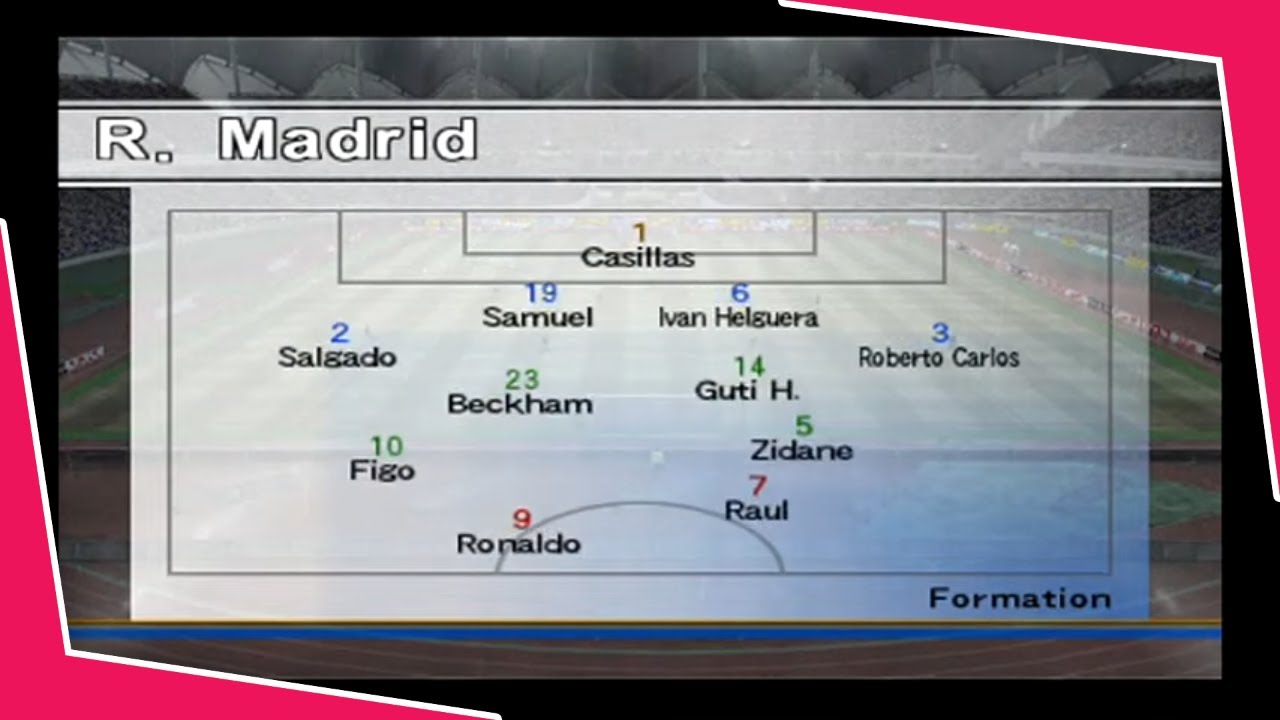 Pro Evolution Soccer 4 (PS2) Real Madrid vs Juventus