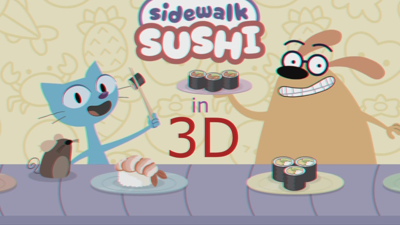 ByChris Plays 3D Special: Ruff Ruffman: Humble Media Genius: Sidewalk Sushi!