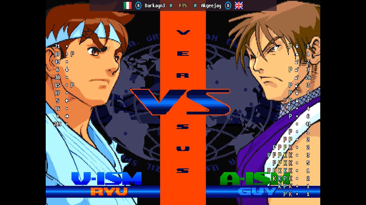 Street Fighter Alpha 3 - 🇮🇹 Darkayn3(B) vs 🇬🇧 Akgeejay(B) | Fightcade (2026-03-15 00:52 UTC)
