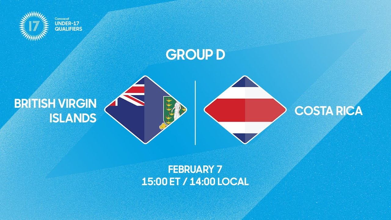 British Virgin Islands vs Costa Rica | 2026 Concacaf Under-17 Qualifiers