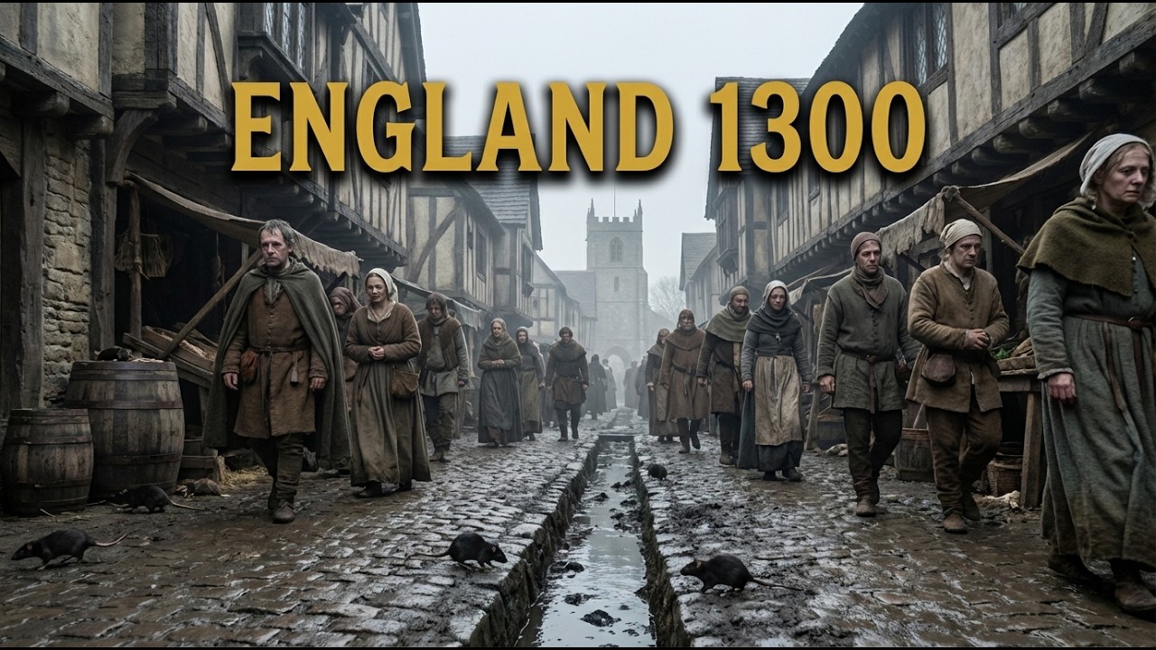 What It Took to Survive the Black Death in England 1348–1351 (AI Reconstruction)