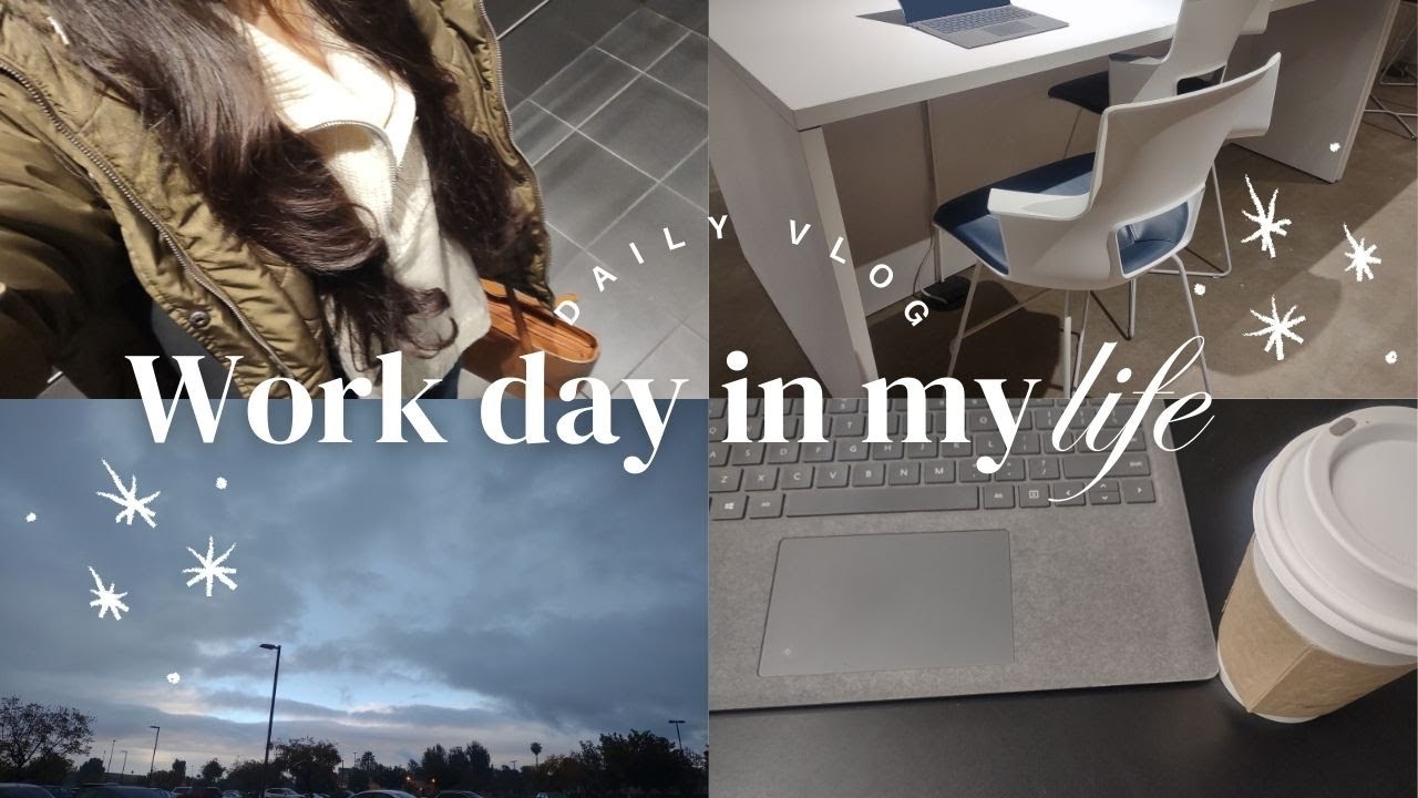 Work Routine 🌦️🏙️ | productive days, early mornings, cleaning & organizing my room, rainy weather...