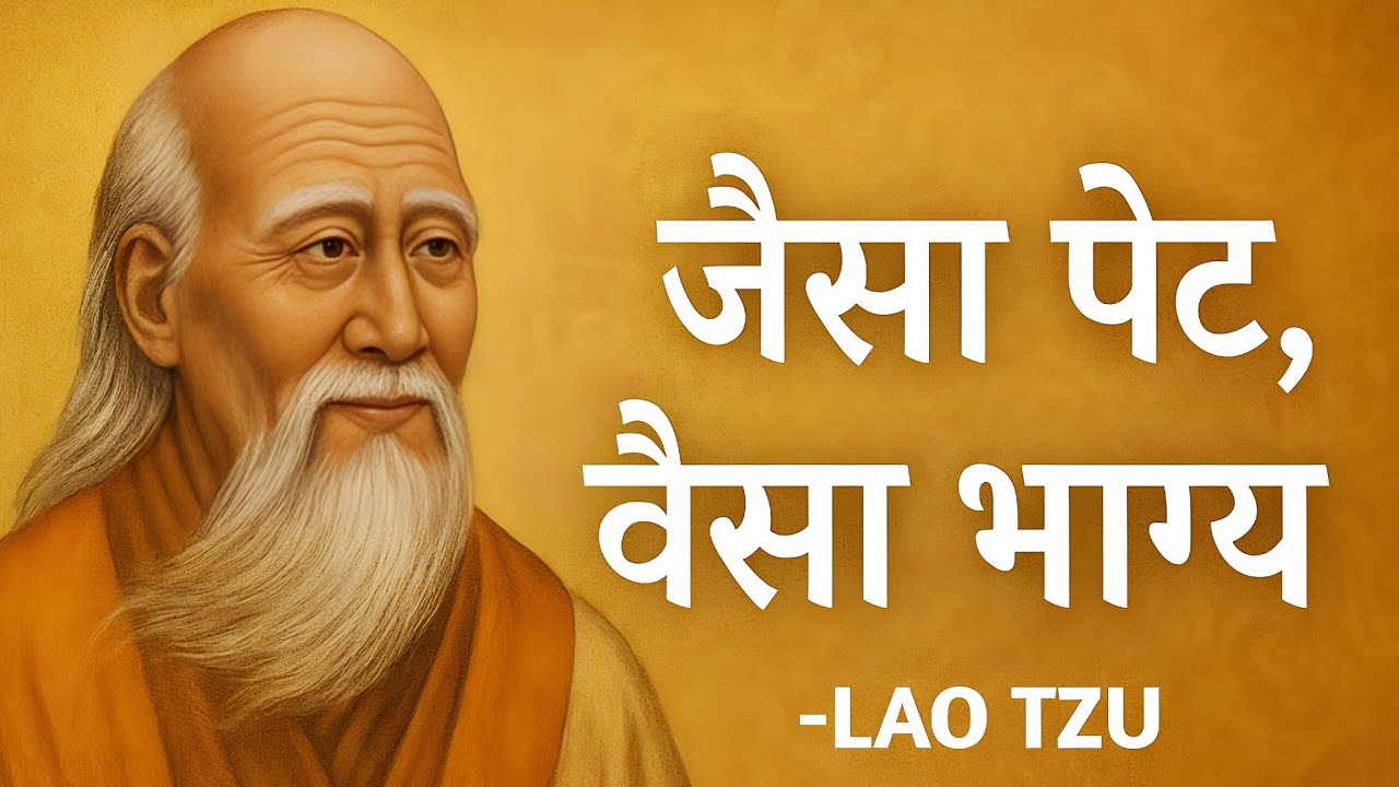 जैसा पेट, वैसा भाग्य | Lao Tzu’s Life Changing Wisdom in Hindi | Tao Philosophy Explained