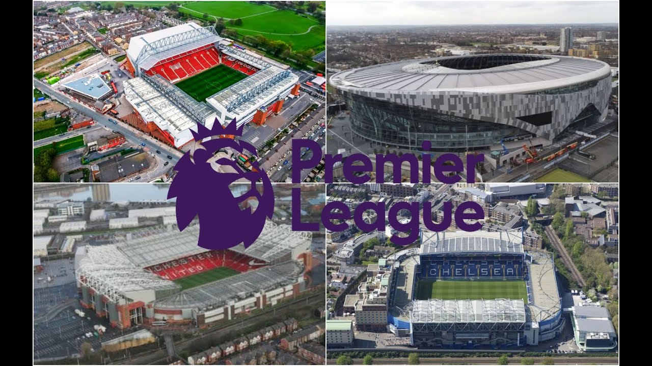 TOP 20 DES STADES DE PREMIER LEAGUE 2019-2020 (CAPACITÉ)