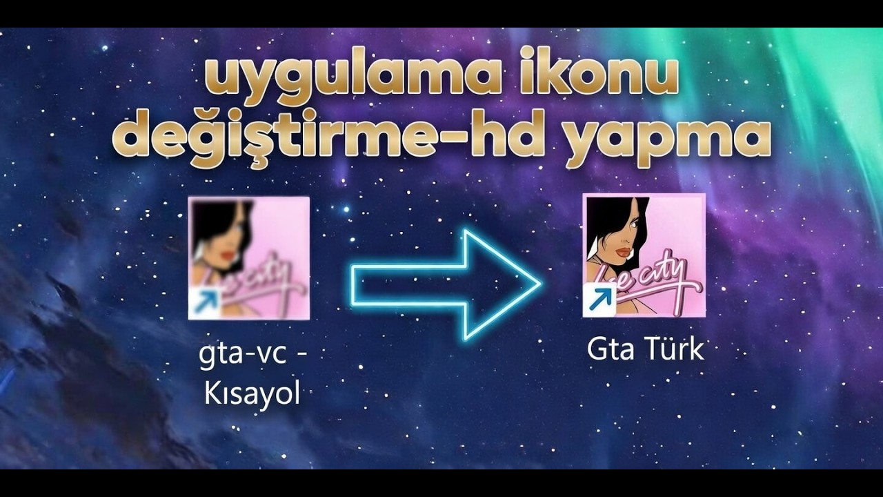 Windows’ta Oyun İkonlarını HD Yapma Rehberi | GTA 5 ve Daha Fazlası!