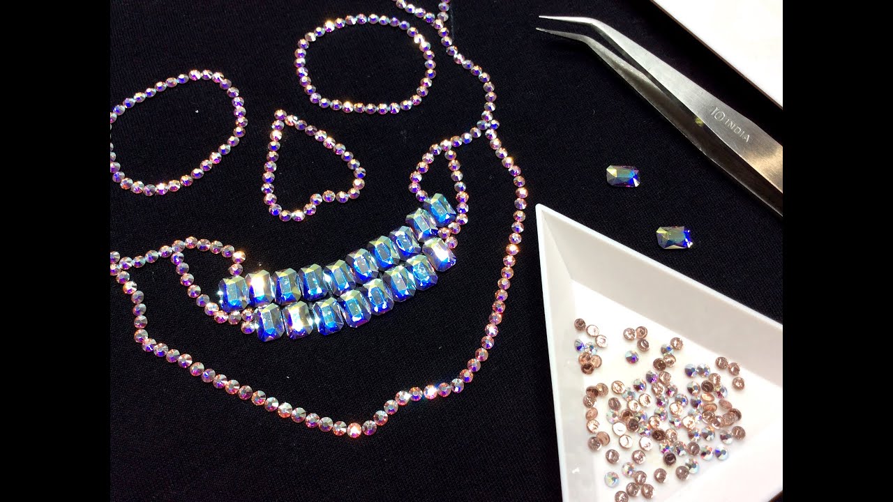 How To Embellish A Swarovski Crystal Skull On A T-shirt