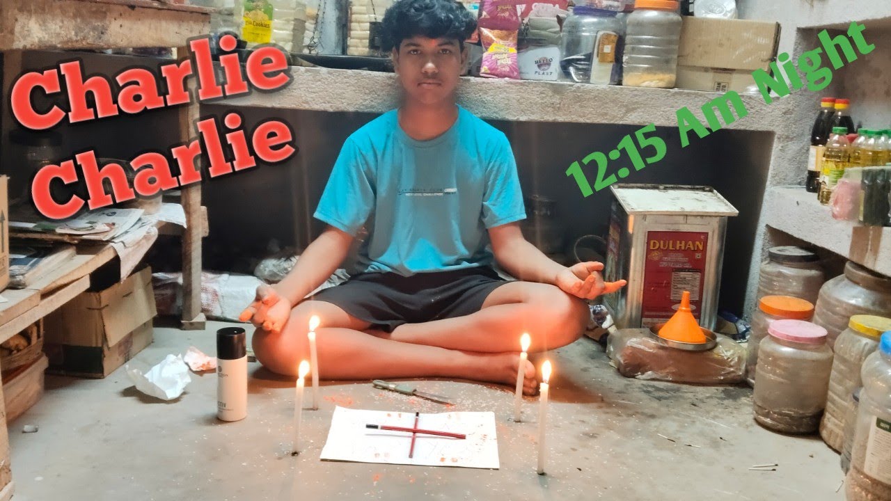 Charlie Charlie Ghost Game At Night ||Dinesh Da Vlogs 