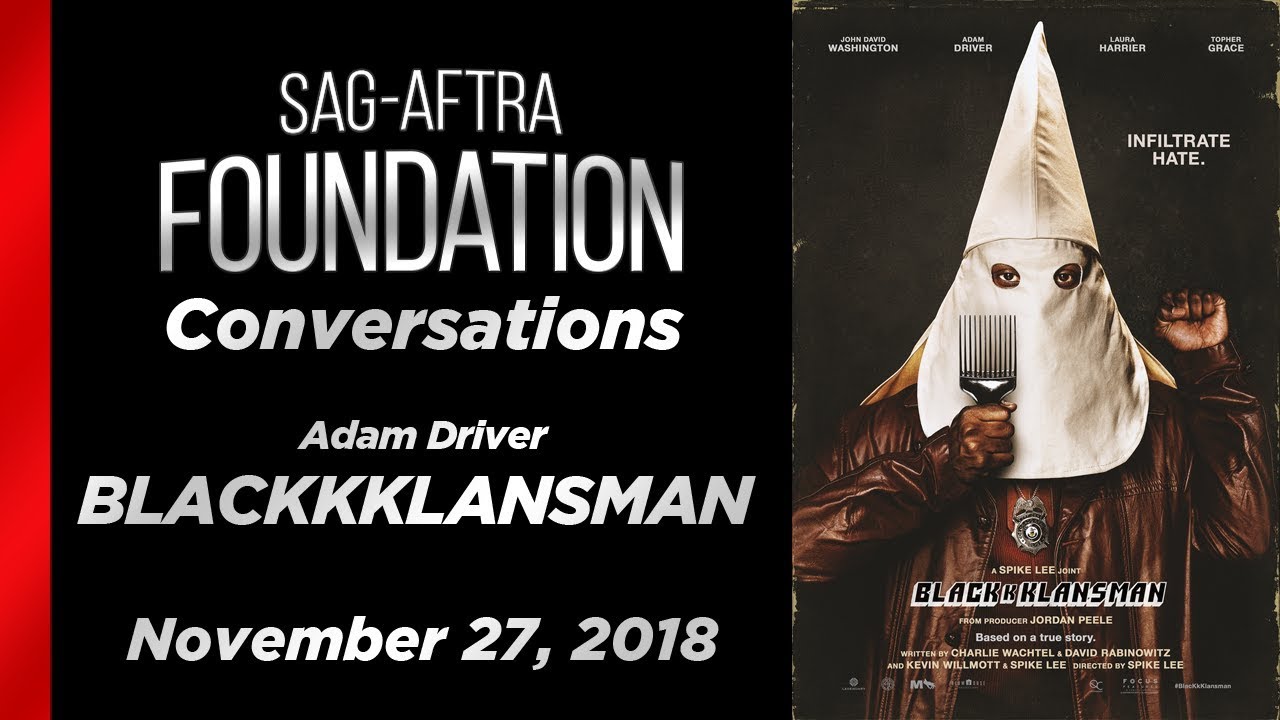Conversations with Adam Driver of BLACKKKLANSMAN