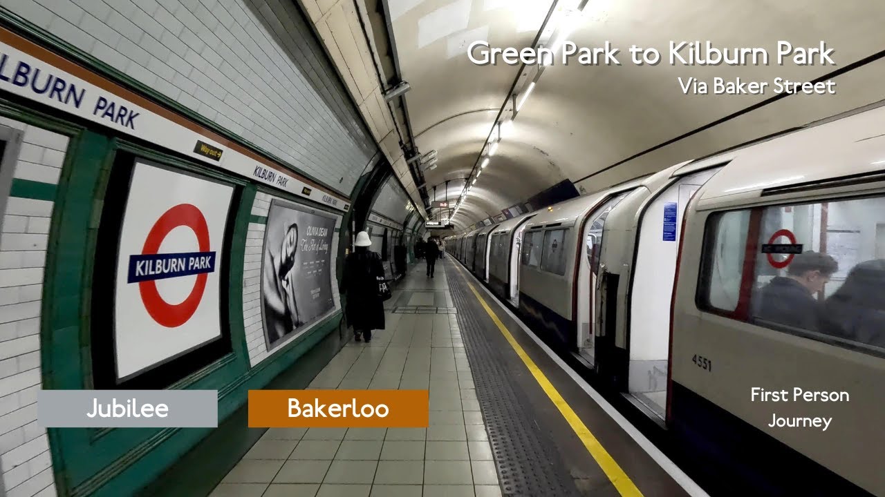 London Underground First Person Journey: Green Park to Kilburn Park via Baker Street