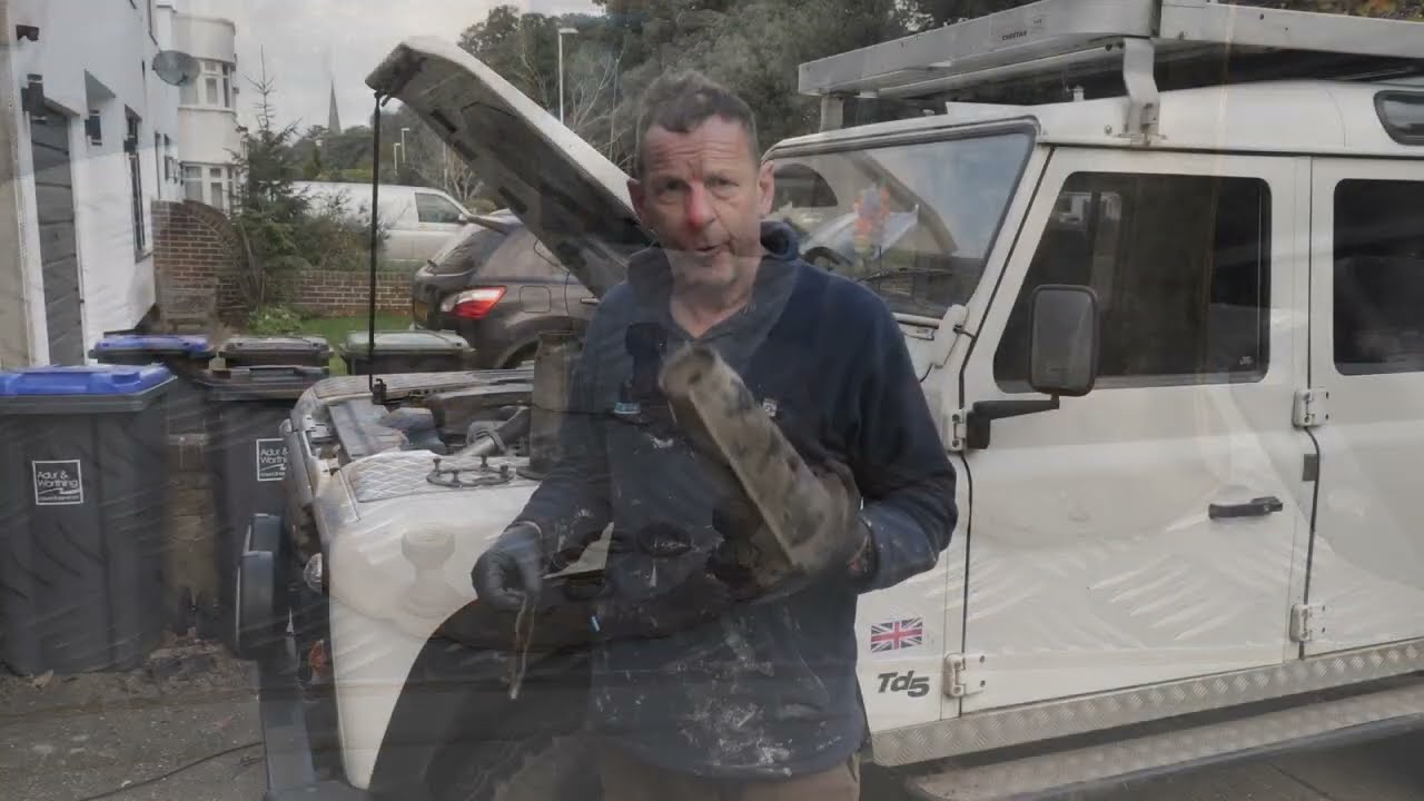 Defender front  shock turret replacement