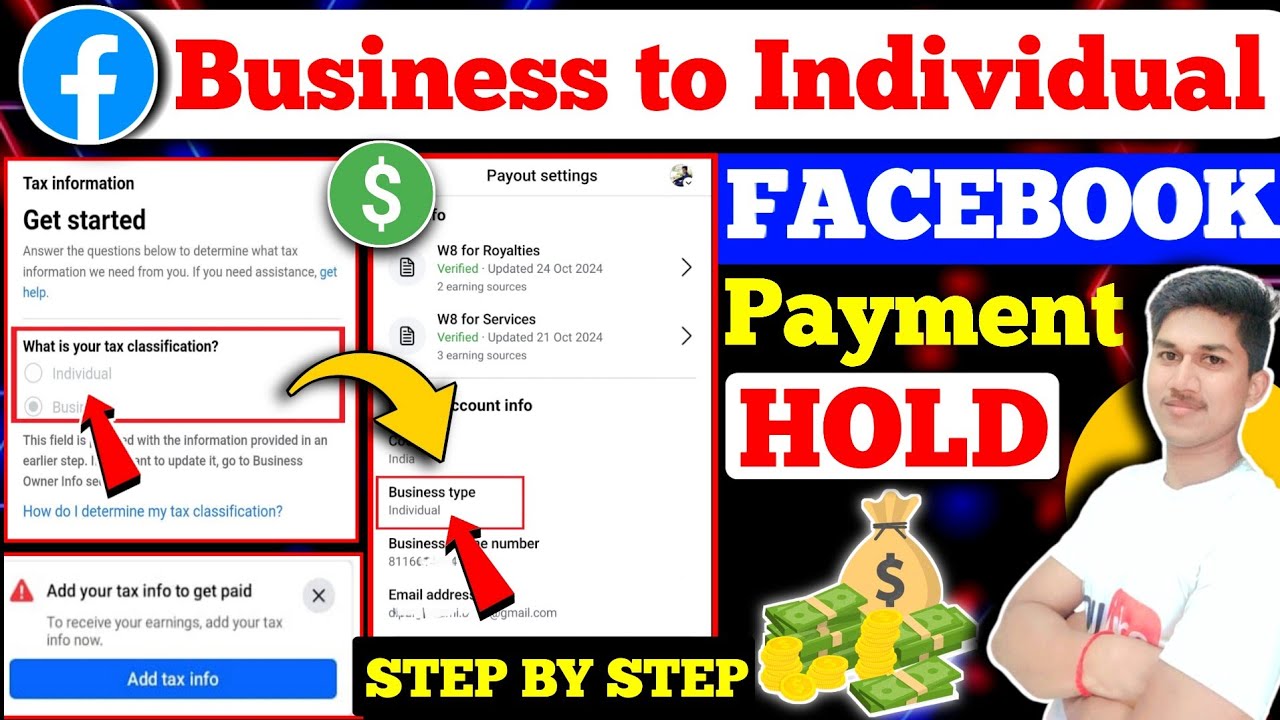 🔴LIVE देखो | Business to Individual Facebook | How to Change Business to Individual on Facebook