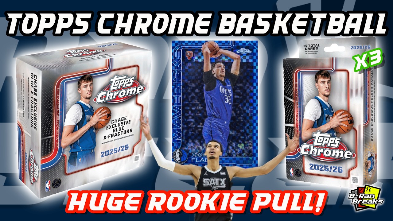 ОГРОМНАЯ НАХОДКА! 🤯 НАКОНЕЦ-ТО СИНИЕ X-FRACTORS (почти) 2025-26 Topps Chrome Basketball Mega & Ha...