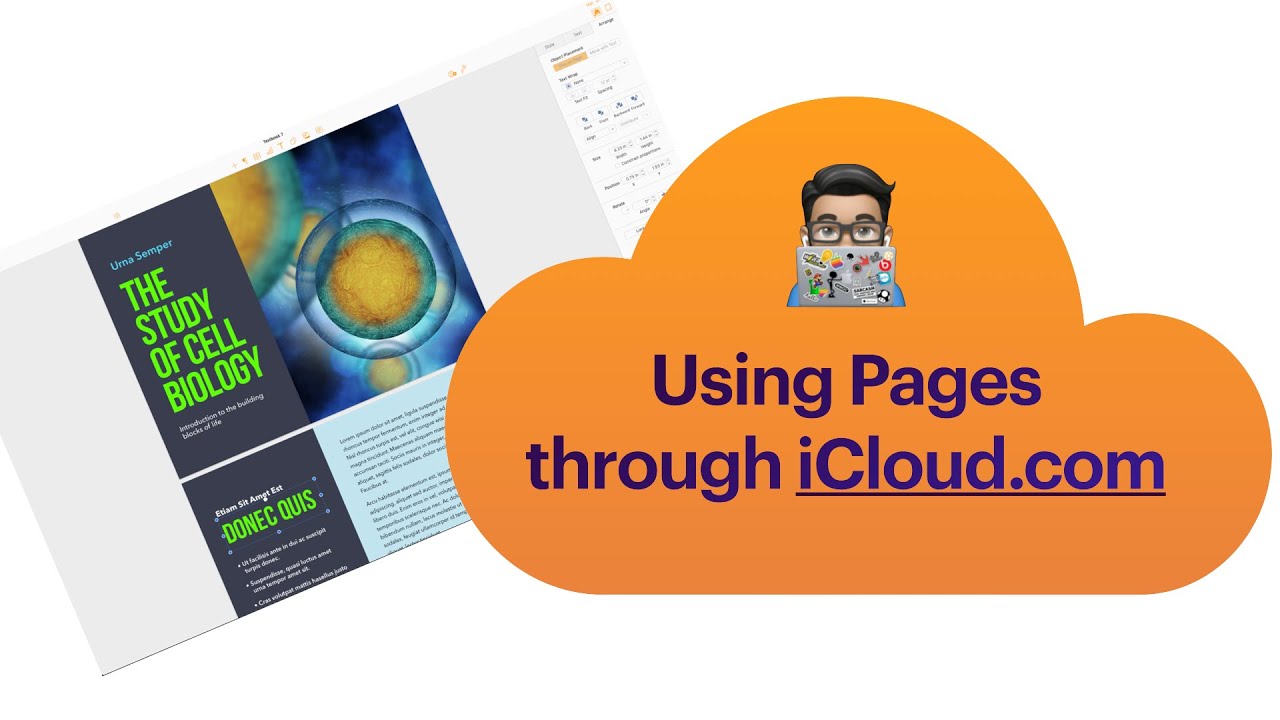 Советы по использованию Pages: Как использовать Pages через iCloud.com