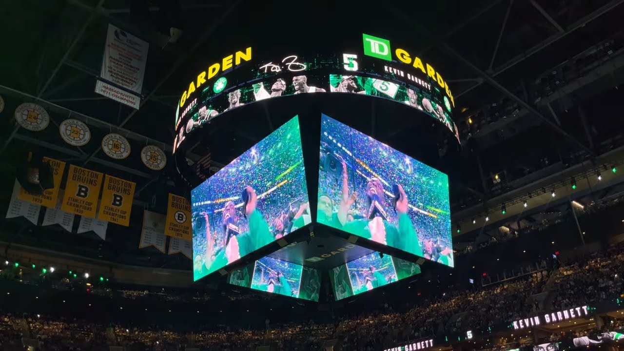 Garden View: Kevin Garnett's TRIBUTE Video at Jersey Retirement