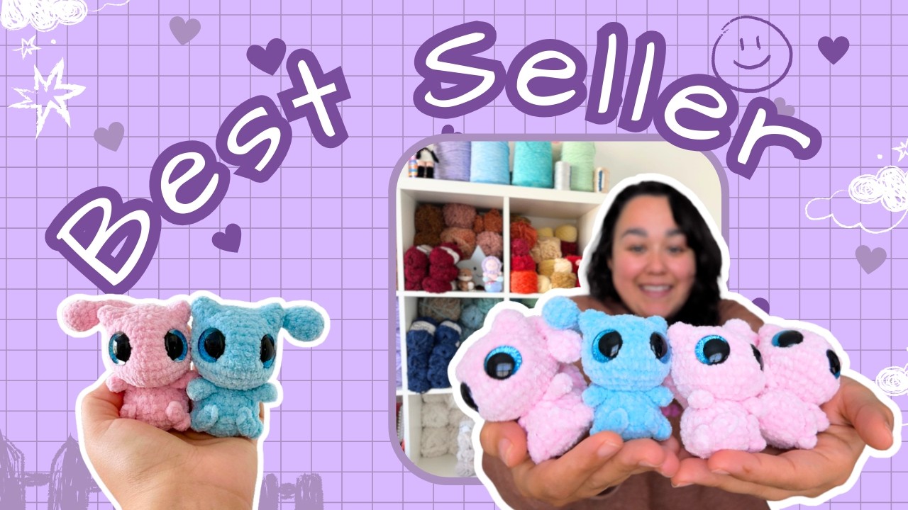 Crochet Vlog | My Best Selling Plushie | Sending Out Etsy Orders