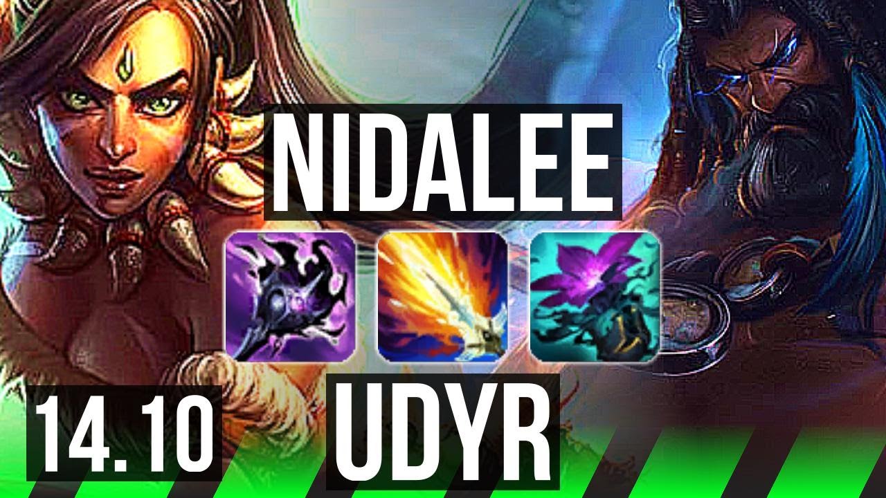 NIDALEE vs UDYR (JGL) | Rank 2 Nida, 42k DMG, 13/5/17, Rank 13 | EUW Challenger | 14.10