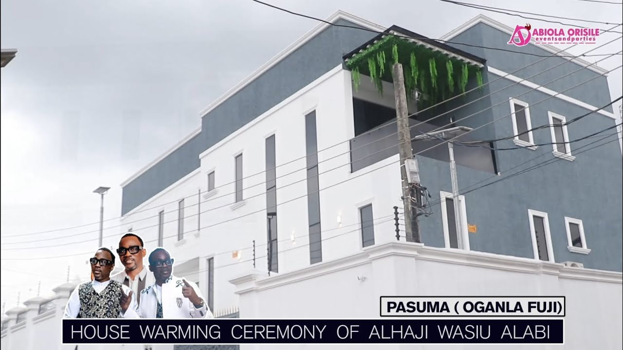 FUJI MAESTRO, PASUMA OGANLA OPENS A MULTI-MILLION NAIRA MANSION IN THE HEART OF LAGOS.