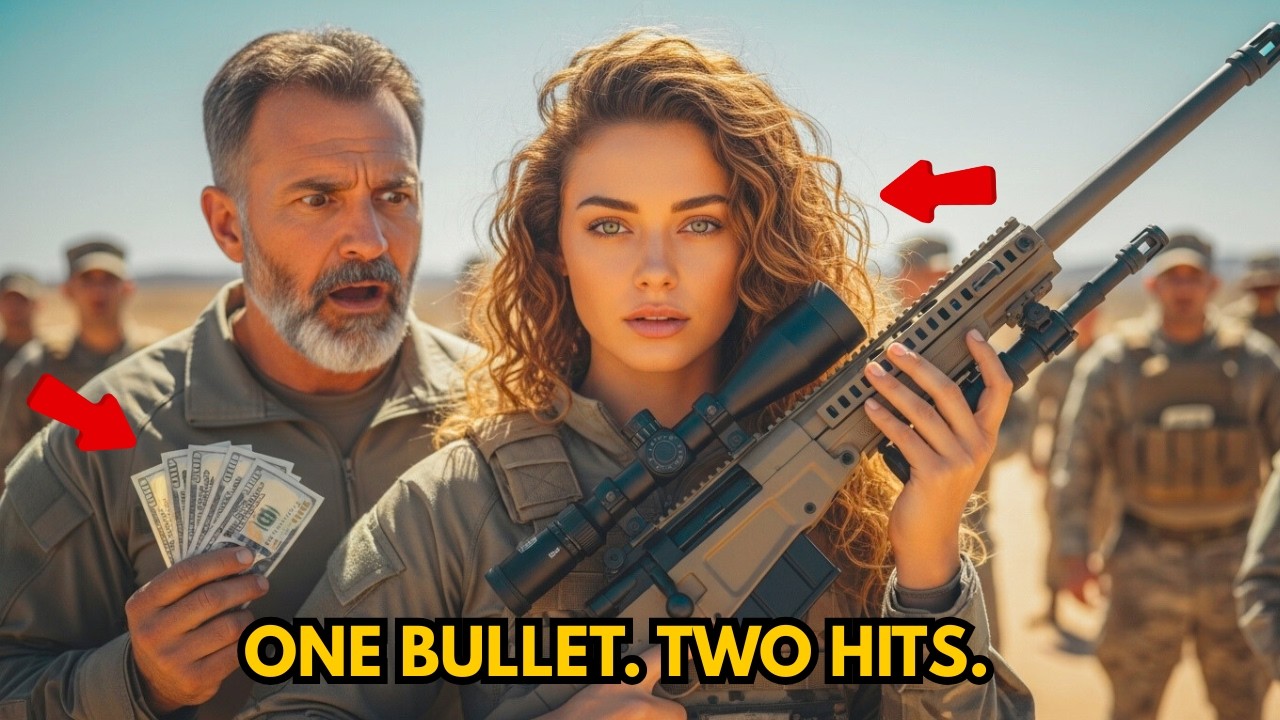 They Bet $500 She Would Miss — Then The Navy SEAL Sniper Split The Bullet In Half.