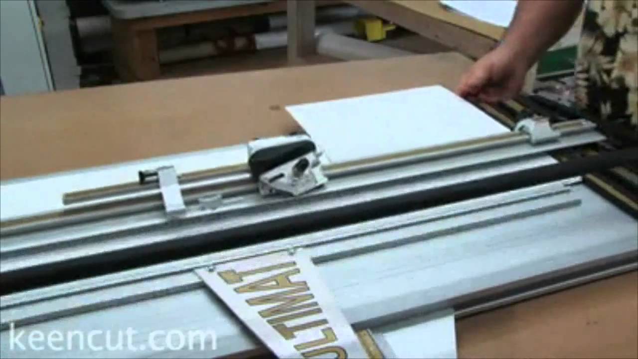 Foster Keencut Ultimat Gold Mat Cutter Basic Mat Cutting Demo