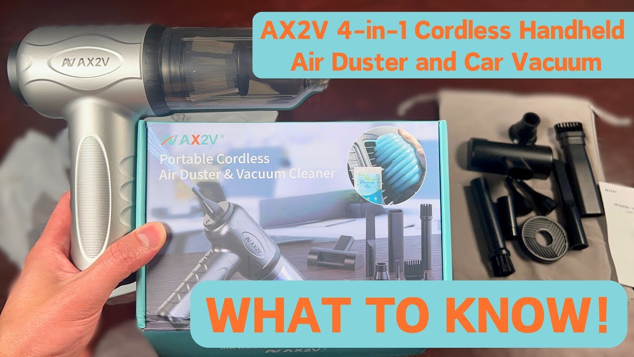 AX2V Air Duster: Powerful Cleaning Tool for Home and Car