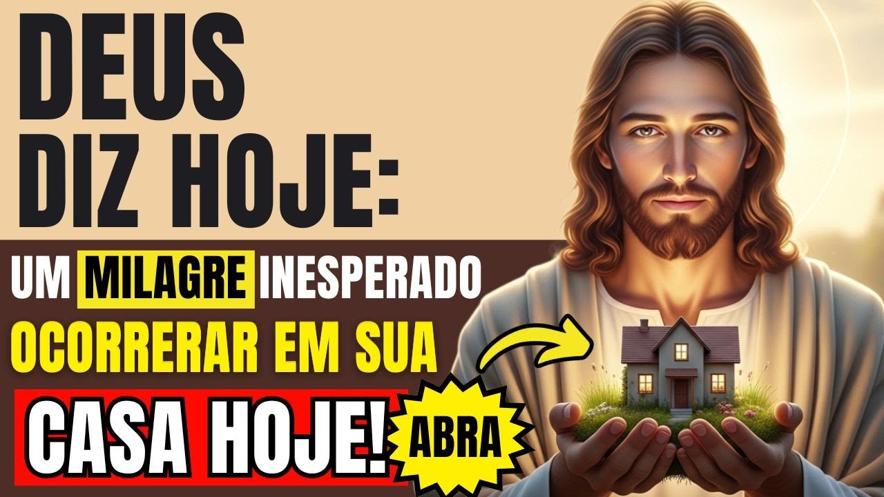 UM MILAGRE SOBRENATURAL SERÁ LIBERADO NA SUA VIDA HOJE, PREPARE-SE!