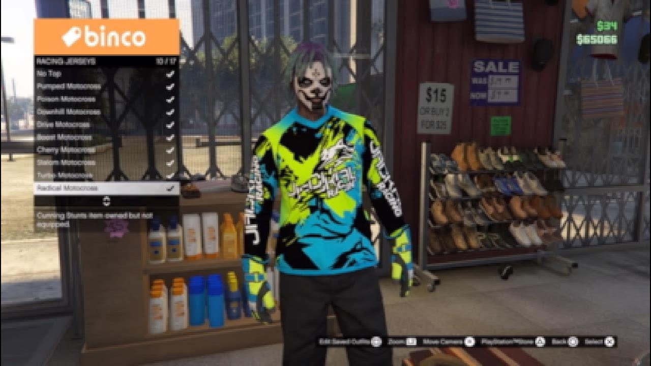 How to get glitched racing Jerseys in gta 5 online